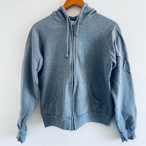 2011 Coachella 100% Cotton Hoodie Full Zip Mens Medium Festival Graphic Gray - Picture 1 of 11